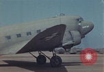Image of Douglas DC-3 take off Iwo Jima, 1945, second 25 stock footage video 65675080623