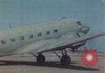 Image of Douglas DC-3 take off Iwo Jima, 1945, second 26 stock footage video 65675080623