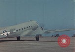 Image of Douglas DC-3 take off Iwo Jima, 1945, second 30 stock footage video 65675080623
