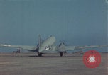 Image of Douglas DC-3 take off Iwo Jima, 1945, second 34 stock footage video 65675080623