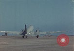 Image of Douglas DC-3 take off Iwo Jima, 1945, second 35 stock footage video 65675080623