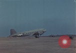 Image of Douglas DC-3 take off Iwo Jima, 1945, second 38 stock footage video 65675080623