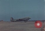 Image of Douglas DC-3 take off Iwo Jima, 1945, second 40 stock footage video 65675080623