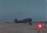 Image of Douglas DC-3 take off Iwo Jima, 1945, second 42 stock footage video 65675080623
