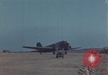 Image of Douglas DC-3 take off Iwo Jima, 1945, second 43 stock footage video 65675080623
