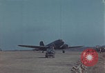 Image of Douglas DC-3 take off Iwo Jima, 1945, second 44 stock footage video 65675080623