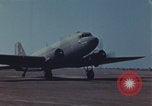 Image of Douglas DC-3 take off Iwo Jima, 1945, second 56 stock footage video 65675080623