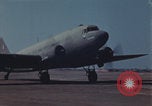 Image of Douglas DC-3 take off Iwo Jima, 1945, second 57 stock footage video 65675080623