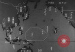 Image of Japanese animated maps WW2 Pearl Harbor Hawaii USA, 1941, second 60 stock footage video 65675080626