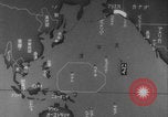 Image of Japanese animated maps WW2 Pearl Harbor Hawaii USA, 1941, second 61 stock footage video 65675080626