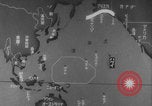 Image of Japanese animated maps WW2 Pearl Harbor Hawaii USA, 1941, second 62 stock footage video 65675080626