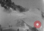 Image of USS Saratoga damage Kamikaze attack Iwo Jima, 1945, second 7 stock footage video 65675080630