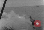 Image of USS Saratoga damage Kamikaze attack Iwo Jima, 1945, second 31 stock footage video 65675080630