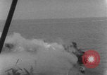 Image of USS Saratoga damage Kamikaze attack Iwo Jima, 1945, second 39 stock footage video 65675080630