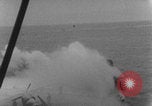 Image of USS Saratoga damage Kamikaze attack Iwo Jima, 1945, second 41 stock footage video 65675080630