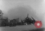Image of USS Saratoga Kamikaze attack Pacific Ocean, 1945, second 11 stock footage video 65675080632