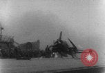 Image of USS Saratoga Kamikaze attack Pacific Ocean, 1945, second 13 stock footage video 65675080632