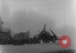 Image of USS Saratoga Kamikaze attack Pacific Ocean, 1945, second 14 stock footage video 65675080632