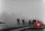 Image of USS Saratoga Kamikaze attack Pacific Ocean, 1945, second 21 stock footage video 65675080632