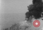Image of USS Saratoga Kamikaze attack Pacific Ocean, 1945, second 52 stock footage video 65675080632