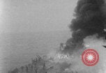 Image of USS Saratoga Kamikaze attack Pacific Ocean, 1945, second 53 stock footage video 65675080632