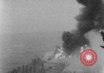 Image of USS Saratoga Kamikaze attack Pacific Ocean, 1945, second 54 stock footage video 65675080632
