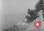 Image of USS Saratoga Kamikaze attack Pacific Ocean, 1945, second 55 stock footage video 65675080632
