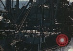 Image of USS Saratoga refueling Pacific Ocean, 1945, second 5 stock footage video 65675080633