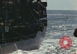 Image of USS Saratoga refueling Pacific Ocean, 1945, second 18 stock footage video 65675080633