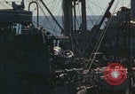 Image of USS Saratoga refueling Pacific Ocean, 1945, second 31 stock footage video 65675080633