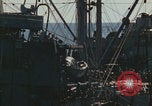 Image of USS Saratoga refueling Pacific Ocean, 1945, second 32 stock footage video 65675080633