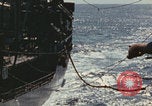 Image of USS Saratoga refueling Pacific Ocean, 1945, second 40 stock footage video 65675080633