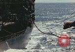 Image of USS Saratoga refueling Pacific Ocean, 1945, second 45 stock footage video 65675080633