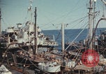 Image of USS Saratoga refueling Pacific Ocean, 1945, second 56 stock footage video 65675080633