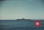 Image of USS Saratoga sailing Pacific Ocean, 1945, second 5 stock footage video 65675080634