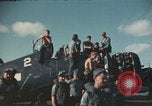 Image of USS Saratoga sailing Pacific Ocean, 1945, second 17 stock footage video 65675080634