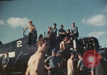 Image of USS Saratoga sailing Pacific Ocean, 1945, second 23 stock footage video 65675080634
