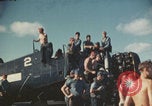 Image of USS Saratoga sailing Pacific Ocean, 1945, second 24 stock footage video 65675080634