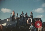 Image of USS Saratoga sailing Pacific Ocean, 1945, second 25 stock footage video 65675080634
