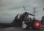 Image of USS Saratoga sailing Pacific Ocean, 1945, second 30 stock footage video 65675080634