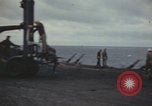 Image of USS Saratoga sailing Pacific Ocean, 1945, second 35 stock footage video 65675080634