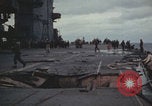 Image of USS Saratoga sailing Pacific Ocean, 1945, second 49 stock footage video 65675080634
