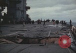 Image of USS Saratoga sailing Pacific Ocean, 1945, second 50 stock footage video 65675080634