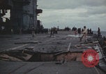 Image of USS Saratoga sailing Pacific Ocean, 1945, second 52 stock footage video 65675080634