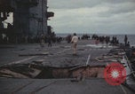 Image of USS Saratoga sailing Pacific Ocean, 1945, second 55 stock footage video 65675080634