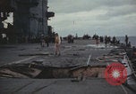 Image of USS Saratoga sailing Pacific Ocean, 1945, second 57 stock footage video 65675080634