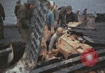 Image of USS Saratoga sailors clearing debris Pacific Ocean, 1945, second 29 stock footage video 65675080635
