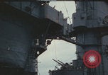 Image of USS Saratoga after Kamikaze attack Pacific Ocean, 1945, second 18 stock footage video 65675080636