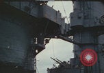 Image of USS Saratoga after Kamikaze attack Pacific Ocean, 1945, second 19 stock footage video 65675080636