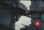 Image of USS Saratoga after Kamikaze attack Pacific Ocean, 1945, second 25 stock footage video 65675080636
